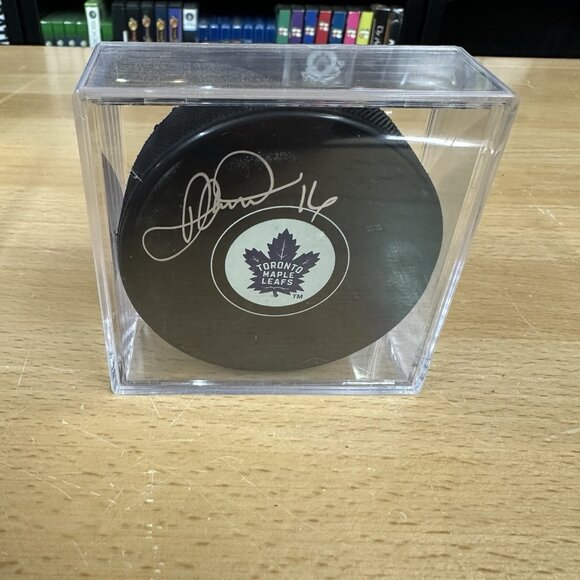 Darcy Tucker Autographed Toronto Maple Leafs Puck #16 - Picture 3 of 4